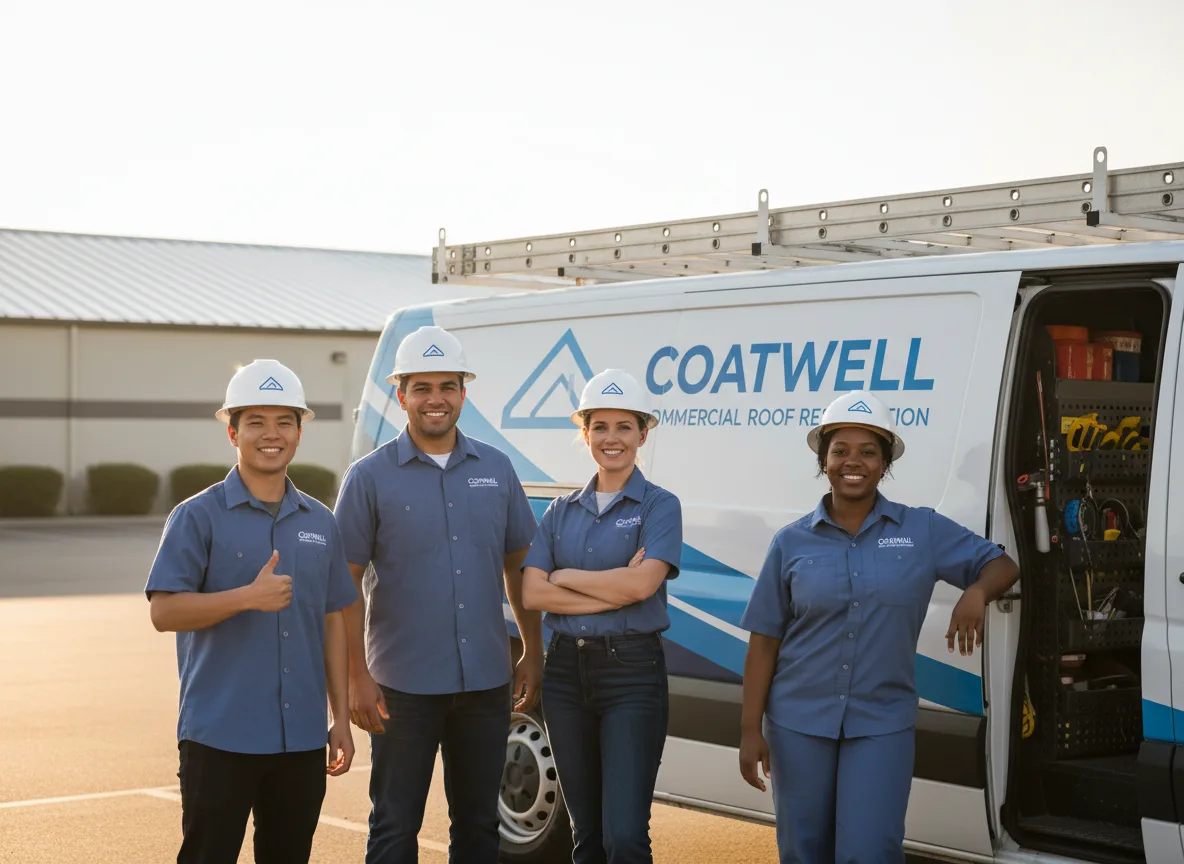 Commercial roof coating company in Evant, TX
